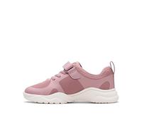 Clarks Feather Ath K. Sneaker, Rosa Polveroso, 44, Rosa polvere, 29.5 EU