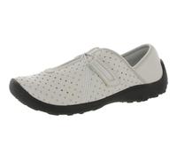 Clarks Fiana Braley, Scarpe da Ginnastica Donna, Pelle Bianca, 37.5 EU Larga
