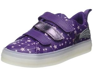 Clarks Flare Fly K., Scarpe da ginnastica, Bambine e ragazze, Malva Purple, 31 EU