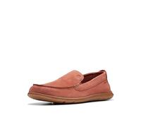 Clarks, Flexway Step, Mocassino da Uomo, Camoscio Rosso., 46 EU
