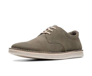 Clarks Forge Vibe Mens Casual Lace Up Shoes 40 EU Olive Suede