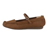 Clarks Freckle Bar, Ballet Flat Donna, Camoscio Marrone Scuro, 39 EU