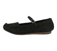 Clarks Freckle Bar, Ballet Flat Donna, Nero Nubuck, 38 EU