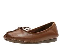 Ballerine Clarks Freckle Ice 203529304 Dark Tan Lea 37