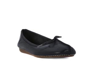 CLARKS FRECKLE ICE BLACK ballerine Donna 41