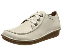 Clarks Funny Dream, Scarpa Mary Jane Donna, Bianco White Leather, 39.5 EU