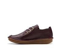 Clarks Funny Dream, Scarpe da Ginnastica Donna, Wine Leather, 56 EU