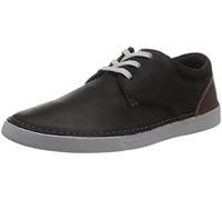 Clarks Gereld Lace, Scarpe da Ginnastica da Uomo, Nero (Black Leather), 41 EU