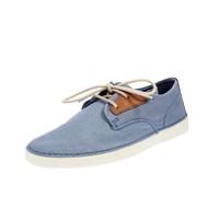 Clarks Gereld Tie, Scarpe da Ginnastica Uomo, Blue Textile, 42 EU