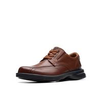 Clarks Gessler Lace Oxford per Uomo, Cuir Brun foncé, 45 EU