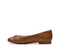 Clarks Giglio Fawna, Ballerine Donna, Pelle Marrone Chiaro, 36 EU