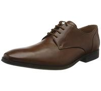Clarks Gilman Plain Oxford da Uomo, Marrone Cuoio Scuro, 45 EU