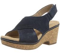 Clarks Giselle Cove, Sandali da Donna, Blu (Navy), 37 EU