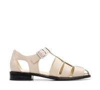 Clarks Hana Sun Womens Off White Lea, 7.5