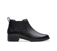 Clarks Havisham Top, Stivali Chelsea Donna, Pelle Nera, 38.5 EU