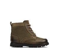 Clarks Heath Chard T, Stivali a metà Polpaccio, Khaki Leather, 27.5 EU