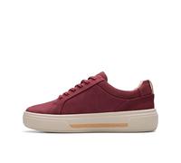 Clarks Hollyhock Walk, Scarpe da Ginnastica Donna, Burgundy, 38.5 EU