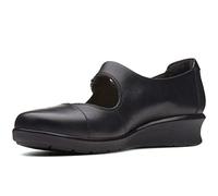 Clarks Hope Henley, Mocassini, Donna, Nero (Black Leather -), 37.5 EU