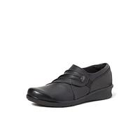 Clarks Hope Roxanne, Mocassini, Donna, Nero (Black -), 37 EU