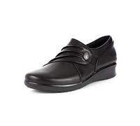 Clarks Hope Roxanne, Mocassini, Donna, Nero (Black -), 42 EU