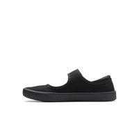 Clarks Hopper Go, Ballerine Bambine e ragazze, Nero (Black Fabric), 32.5 EU Larga