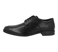 Clarks Howard Apron, Scarpe con Lacci Uomo, Pelle Nera, 39.5 EU