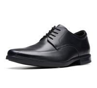 Clarks Howard Over, Uomo, Black Leather, 42.5 EU