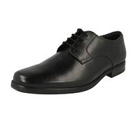 Clarks Howard Walk, Oxford Uomo, Nero Black Leather 1, 44 EU