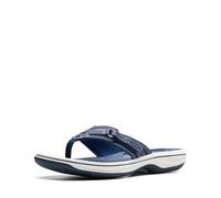 Clarks - Infradito Breeze Sea da donna, Blu (Sintetico blu navy.), 41 EU