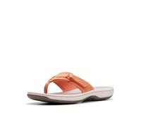 Clarks Infradito Breeze Sea Donna, Mandarino/Pop sintetico, 40.5 EU