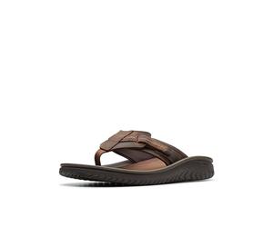 Clarks Infradito da uomo Wesley Sun, in pelle di cera d'api, taglia 40, Pelle di cera d'api, 41 EU