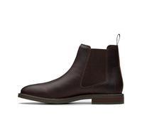 Clarks Jaxen Facile, Stivali Chelsea Uomo, Tumb Marrone, 44.5 EU