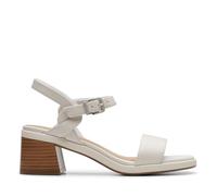 Clarks Jaylan Ray, Sandali Donna, off White Lea, 39.5 EU