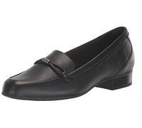 Clarks Juliet Shine Mocassini Donna, Pelle Nera, 7.5 UK Wide