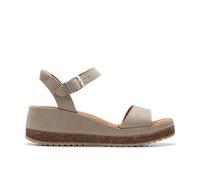 Clarks Kassanda Lily Womens Stone Nubuck, 5.5