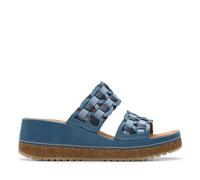 Clarks Kassanda Mule Womens Blue Combi, 4.5
