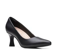Clarks Kataleyna Gem, Pump Donna, Pelle Nera, 40 EU Larga