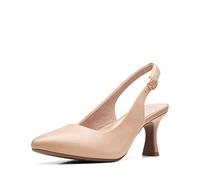 Clarks Kataleyna Step, Scarpe décolleté Donna, Calda Pelle Beige, 40 EU