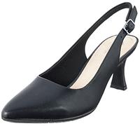 Clarks Kataleyna Step, Pompa Donna, Pelle Nera, 38 EU
