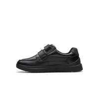 Clarks Keelan Flare K Childrens Black Leather, 1.5
