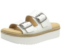Clarks Lana Beach, Sandali da Donna, Bianco (White Leather), 41.5 EU