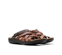 Clarks Laurieann Bali, Sandali a Ciabatta Donna, Marrone Combi, 39.5 EU