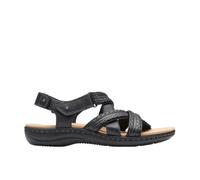 Clarks Laurieann Rena, Sandali Bassi Donna, Nero Combi, 39 EU