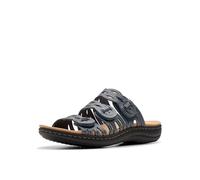 Clarks Laurieann Ruby, Sandali Bassi Donna, Blu Grigio, 43 EU