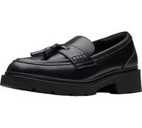 Clarks Lauryl Tassel, Mocassino Donna, Cuoio Nero, 43.5 EU