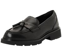 Clarks Lauryl Tassel Womens Black Leather, 4.5