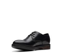 Clarks Lightweight, Breathable And Fatigue-Resistant, Paul Son Plain, Lavoro, Scarpe in Pelle, Leggere, Traspiranti, Anti-Fatica Uomo, Nero, 43 EU