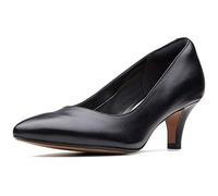 Clarks Linvale Jerica 2613, Scarpe Con Tacco Donna, Nero (Black Leather -), 41 EU