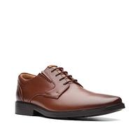 Clarks Lite Low, Oxford Uomo, Pelle Marrone Chiaro, 46 EU