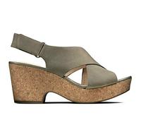Clarks Maritsa Lara, Sandali Con Cinturino Alla Caviglia Donna, Beige (Sage Nubuck Sage Nubuck), 38 EU